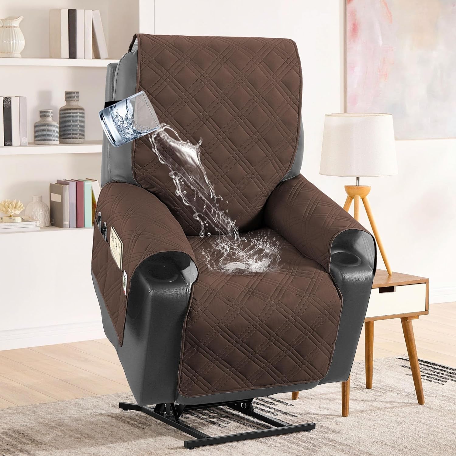 Waterproof Recliner Chair Cover for Electric Power Lift Chairs