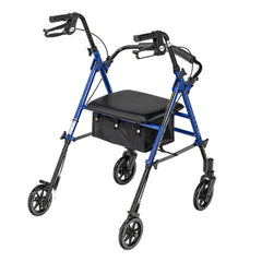 Rollator Aluminum w/Adj. Seat Height  Blue