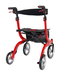Nitro Rollator  Red with 10  Casters