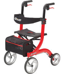 Nitro Rollator  Red with 10  Casters