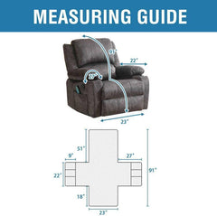 Waterproof Recliner Chair Cover for Electric Power Lift Chairs