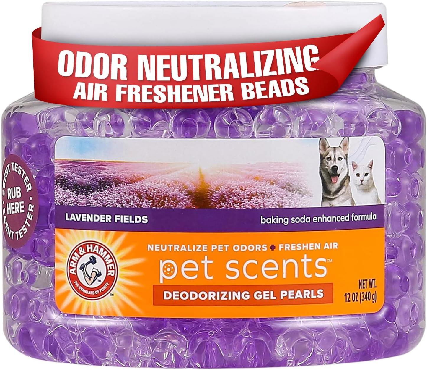 Pet Odor Gel Beads, 12 Oz