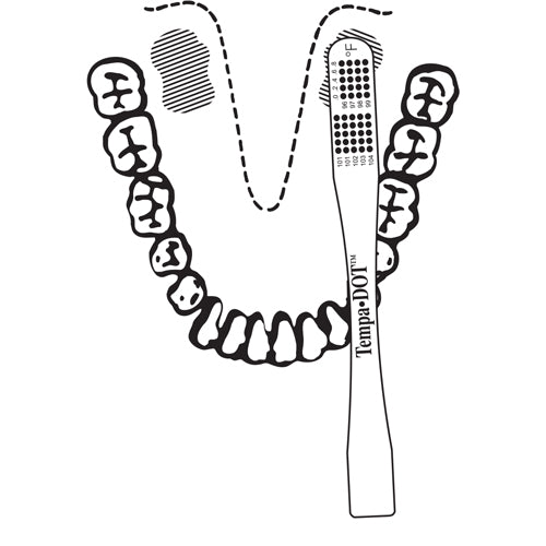 Tempa-Dot Disposable Thermometer Non-Sterile Bx/100