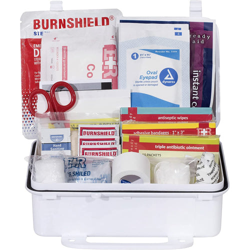 First Aid Kit  25 Person Plastic Case