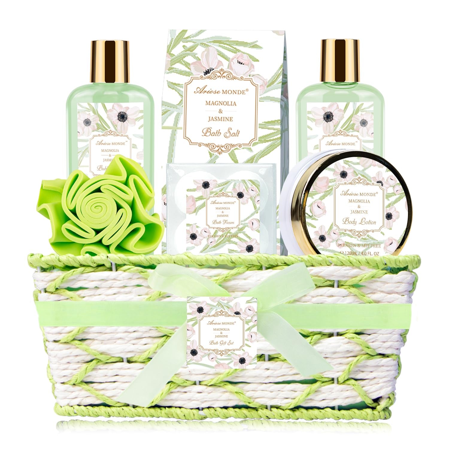 Honey Almond Luxury Bath Set � 15 Pieces