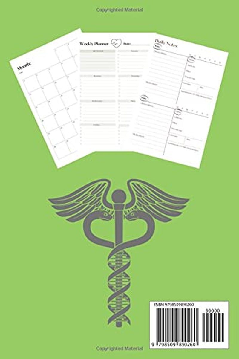 Home Health Nurse Planner - Patient Visit Logbook - Size: 6X9 Inches