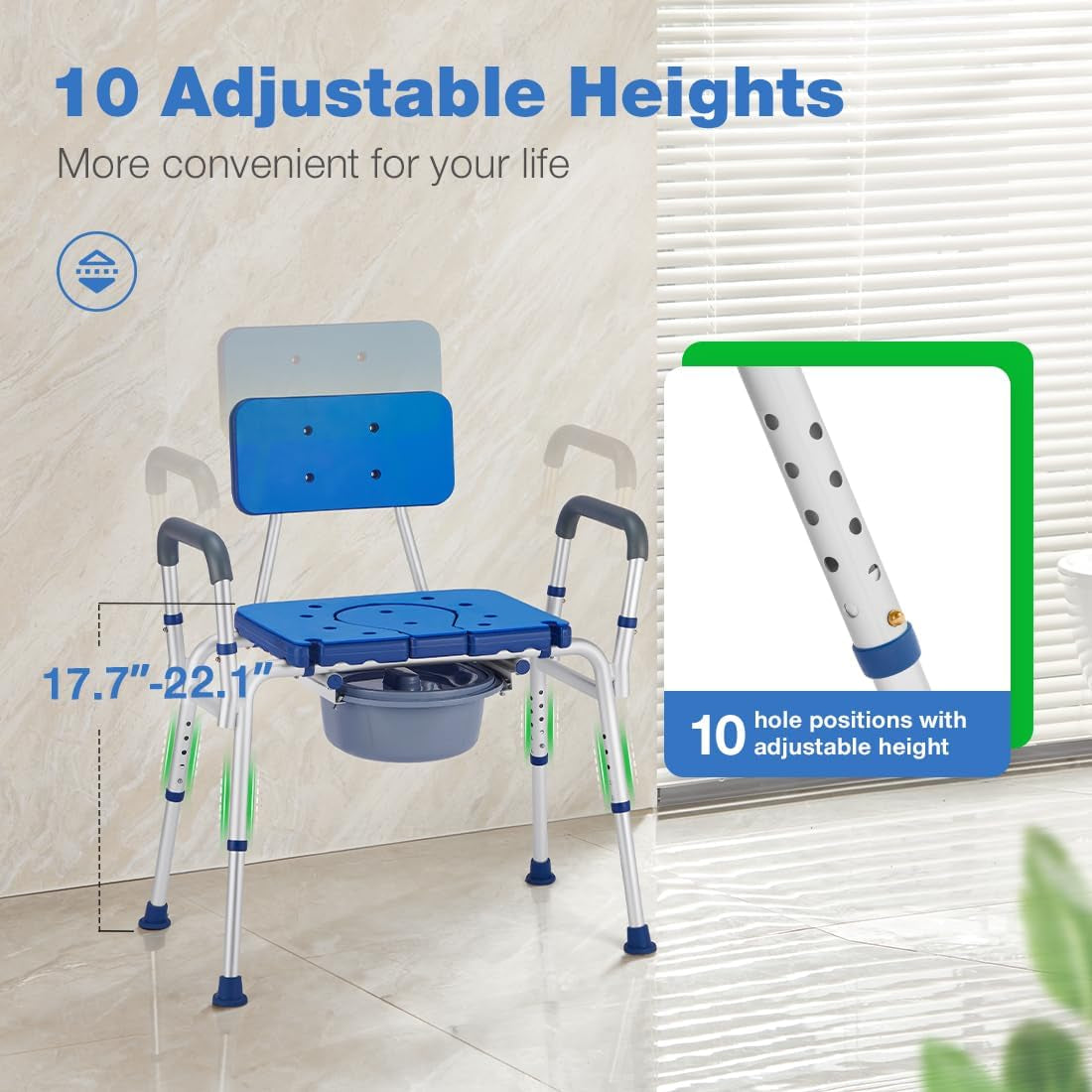 3-In-1 Bariatric Commode - 700 Lb Capacity