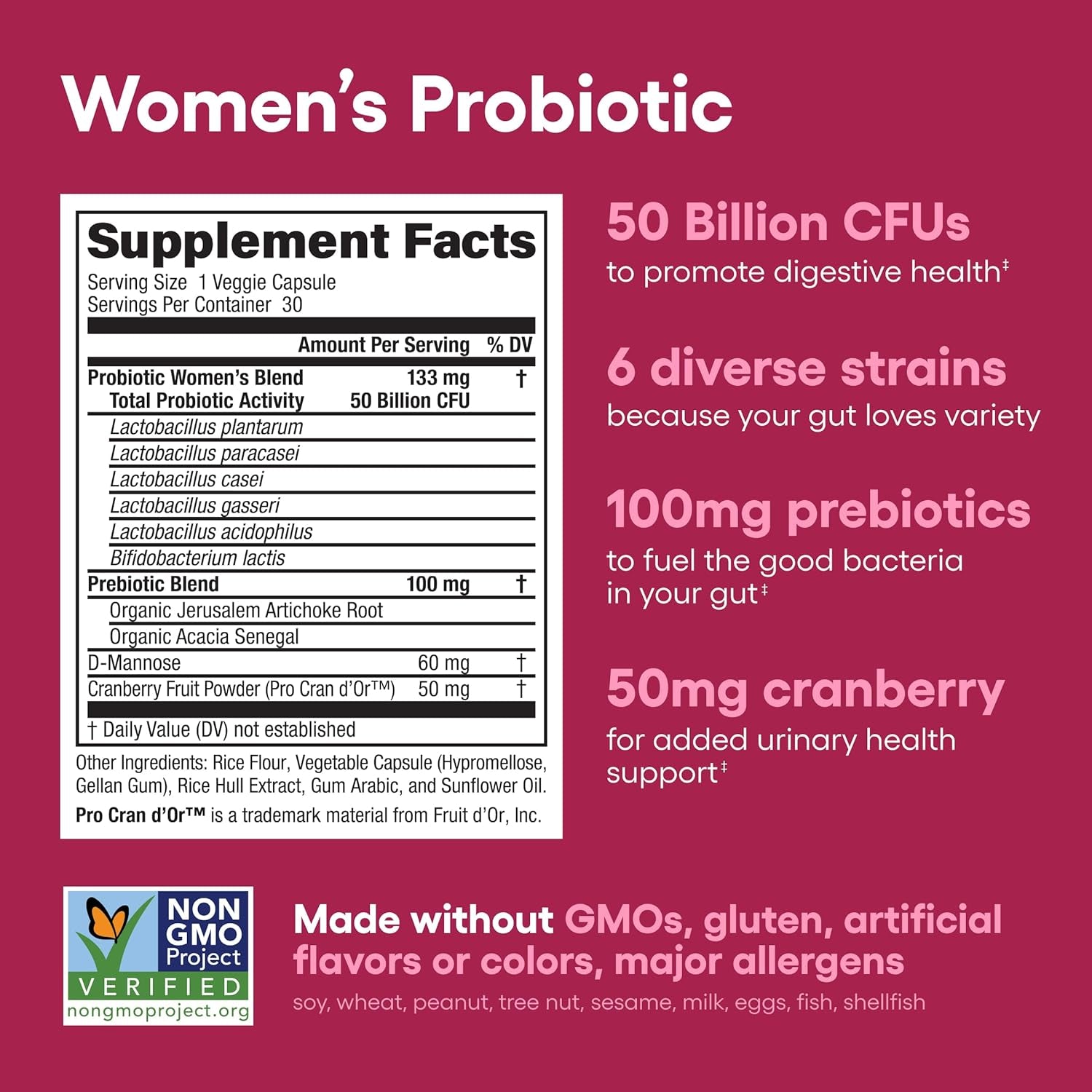 2. Physician�S Choice Women�S Probiotics - 30 Capsules