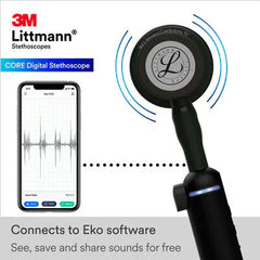 3M Core Digital Stethoscope Black