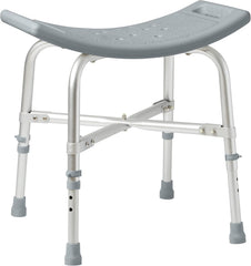 Heavy Duty Shower Chair Bath Bench without Back, Bariatric Bath Chair Supports up to 550 Lbs