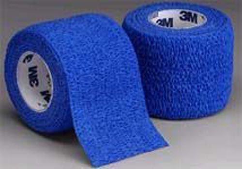 Coban Self-Adherent Wrap 2 x5 Yd Blue Bx/36