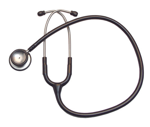 Stainless Steel Stethoscope Adult  Black