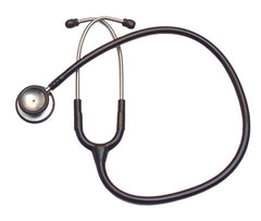 Stainless Steel Stethoscope Adult  Black