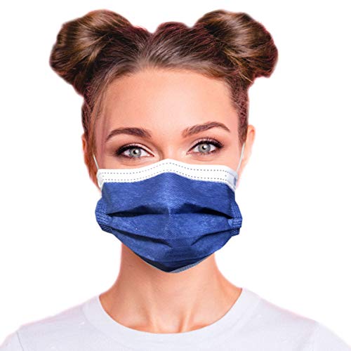 Lutema ASTM Level 3 Disposable 4-Ply Face Mask - Made in USA - Certified by Eurofins and Nelson Labs | 4 Layer Masks with Filtration Efficiency >=98% - Flamingo Pink (50 PCS)