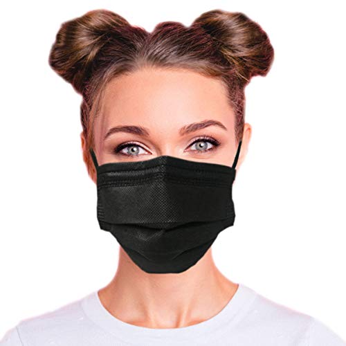 Lutema ASTM Level 3 Disposable 4-Ply Face Mask - Made in USA - Certified by Eurofins and Nelson Labs | 4 Layer Masks with Filtration Efficiency >=98% - Flamingo Pink (50 PCS)