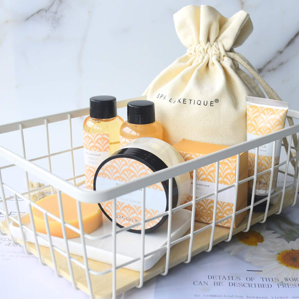 6-Piece Vanilla Bath Set, 6 Pieces