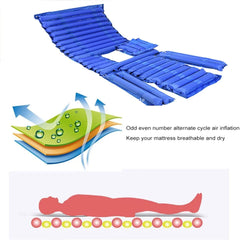 Medical Inflatable Anti-Decubitus Mattress, Hospital Sleep Bed Prevent Bedsores Decubitus Pneumatic Massage Cushion for Pressure Ulcer & Bed Sore Relief