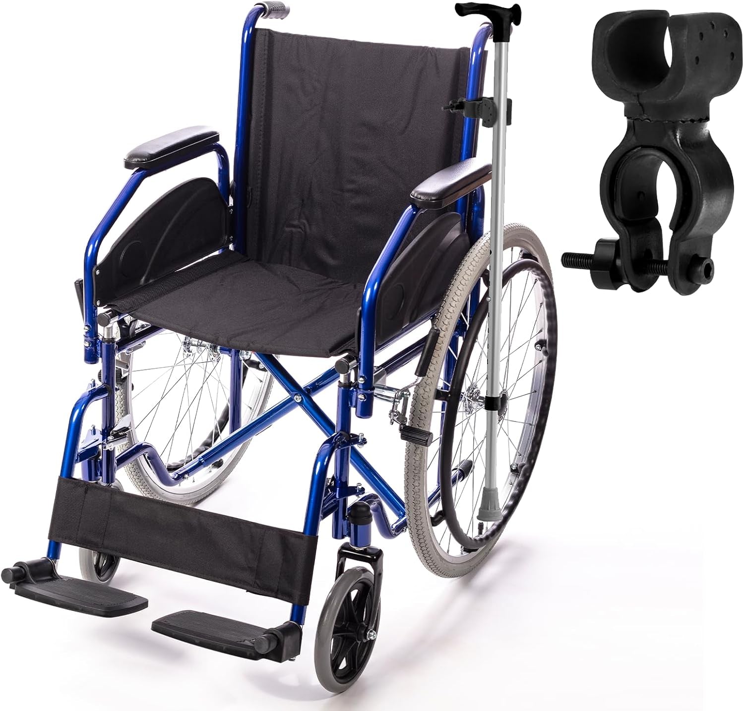 4-Pack Walking Stick Holders for Scooters & Wheelchairs