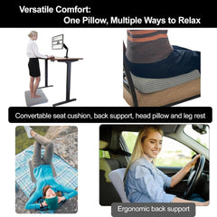 Wheelchair Cushions for Bed Sores, Outperform All Seat Cushions in Pressure Relief & Pain Relief, Top-Dentity Memory Foam, Pressure Sore Cushion, Seat Cushion for Tailbone, Coccyx,Sciatica Pain Relief