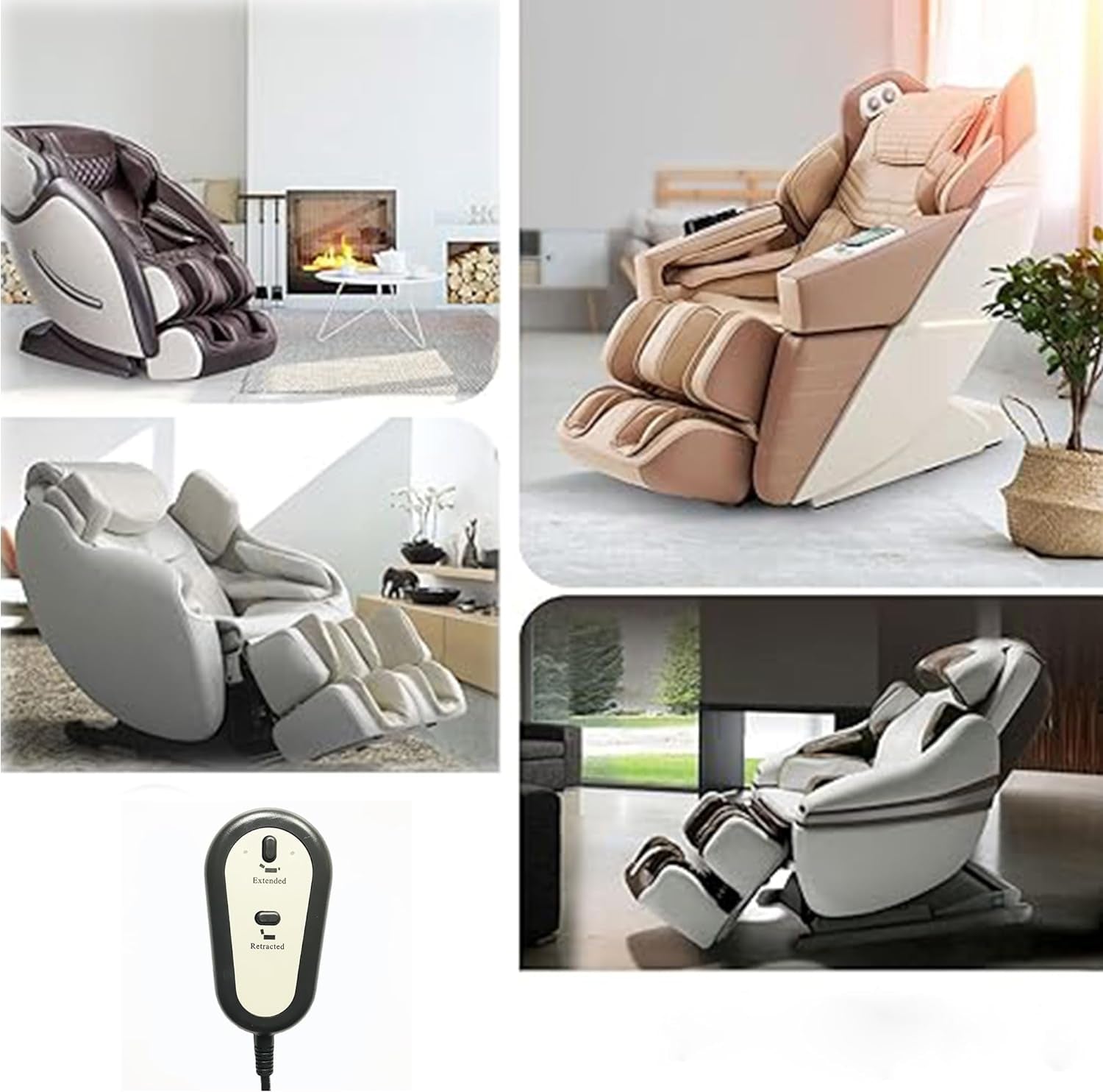 2-Button Recliner Lift Remote Control with 5-Pin Plug