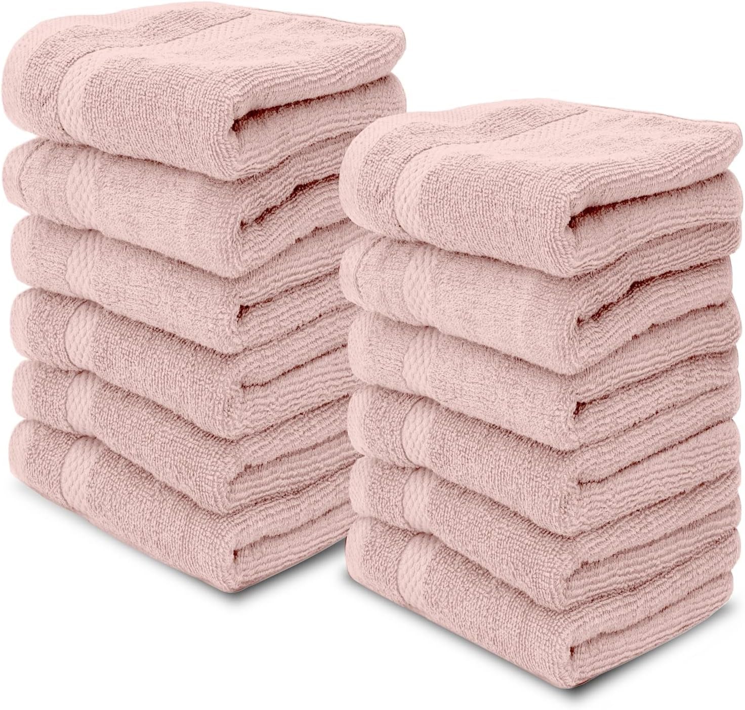 Luxury Cotton Washcloths � 12 Pieces