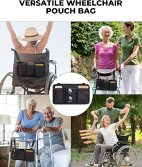 Wheelchair Side Bag with Cup Holder � Mobility Accessory