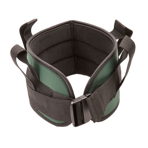 Transfer Belt Padded Medium Green w/Side Release Buckle