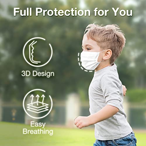 Medtecs Face Mask Disposable - 50/2000 PCS - Comfortable 3 Layer Breathable Mask, The Better Protection and Health Choice - CoverU ASTM Level 1 Adult Mask - 50 PCS - White (USA)