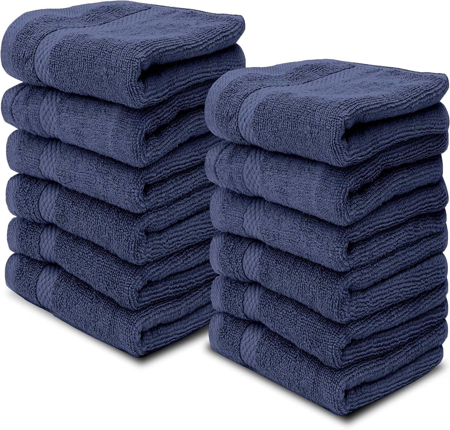 Luxury Cotton Washcloths � 12 Pieces