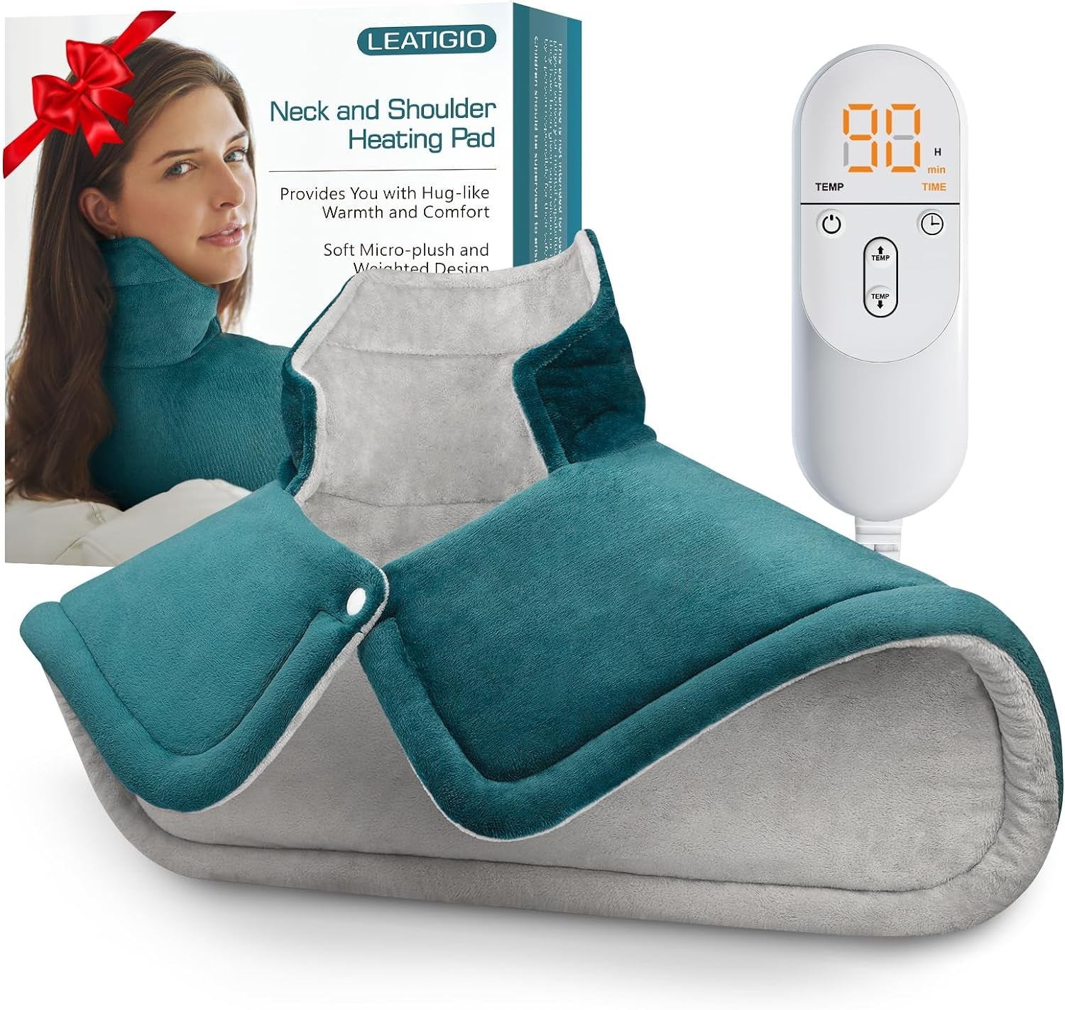 Neck Heating Pad - Electric, 6 Heat Settings - Size: One Pad