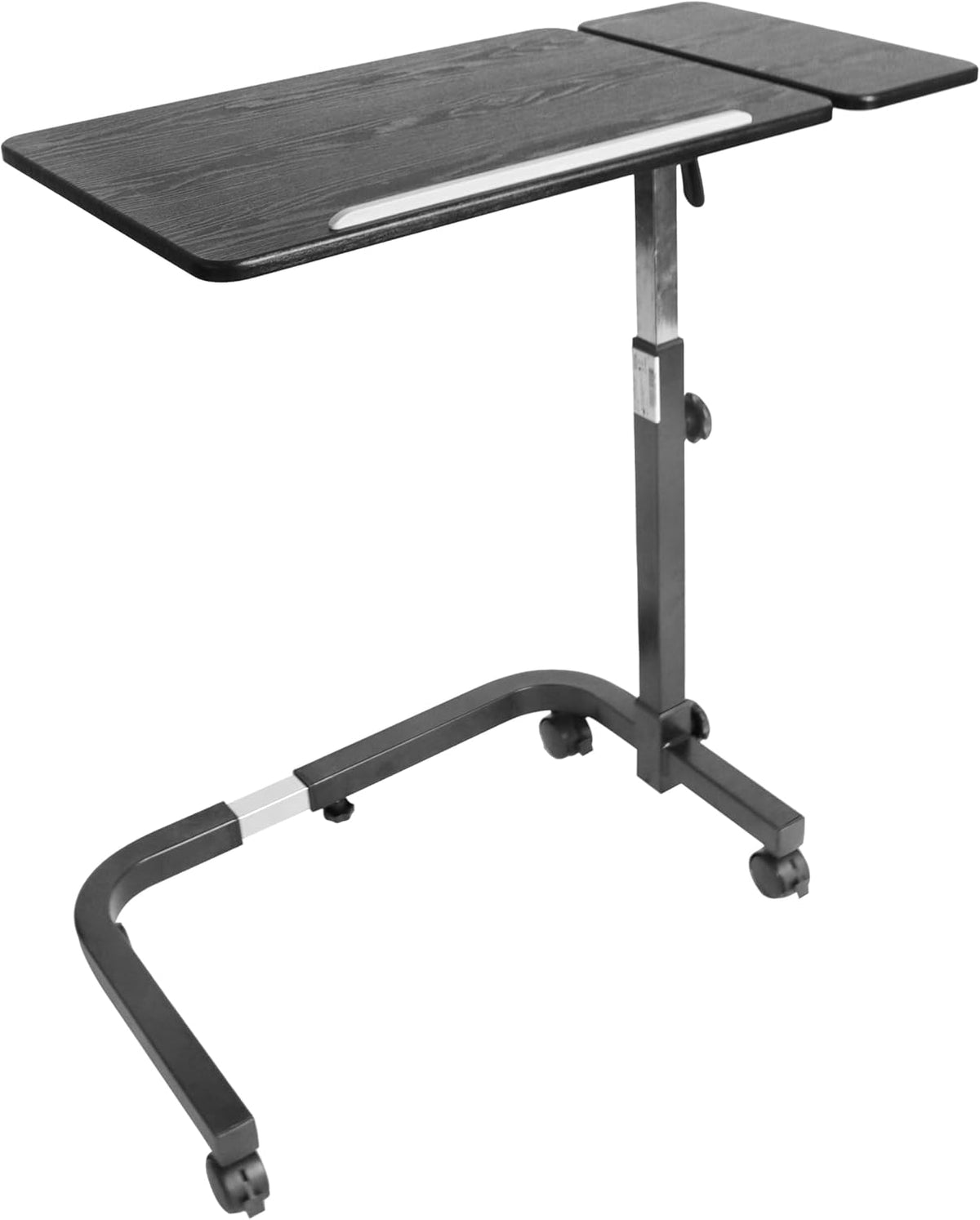 - Overbed Table with Wheels Adjustable Height, Hospital Bed Table, Tilt Top Bedside Table with Wheels, Hospital Table over Bed for Home Use, Medical over Bed Table, Rolling Table for Bed