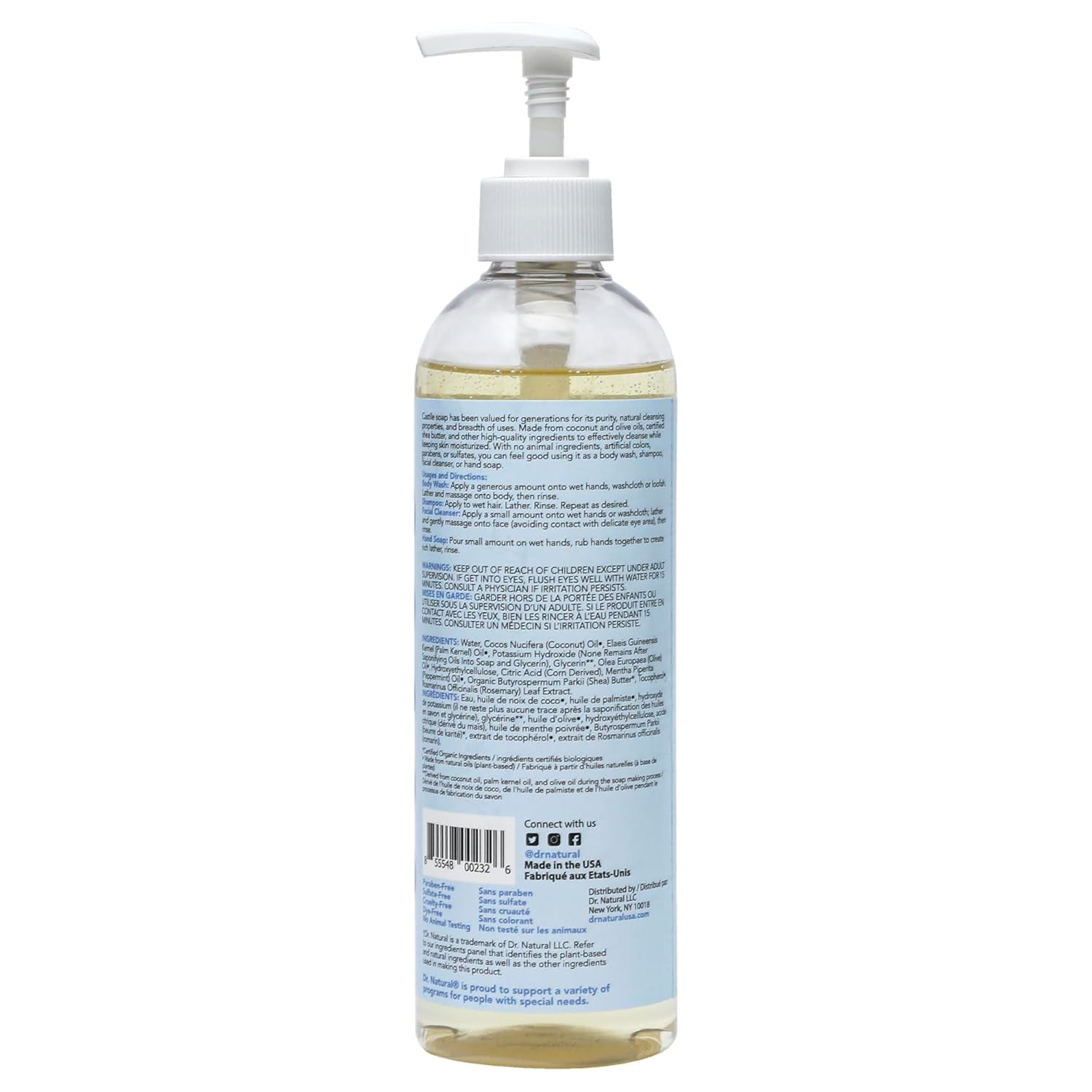 Castile Liquid Soap � 16 Oz