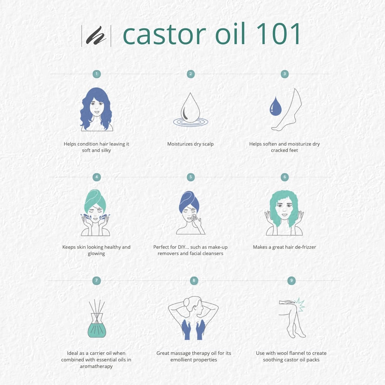 Castor Oil - Organic, Cold Pressed, 8 Fl Oz - Size: 8 Fl Oz