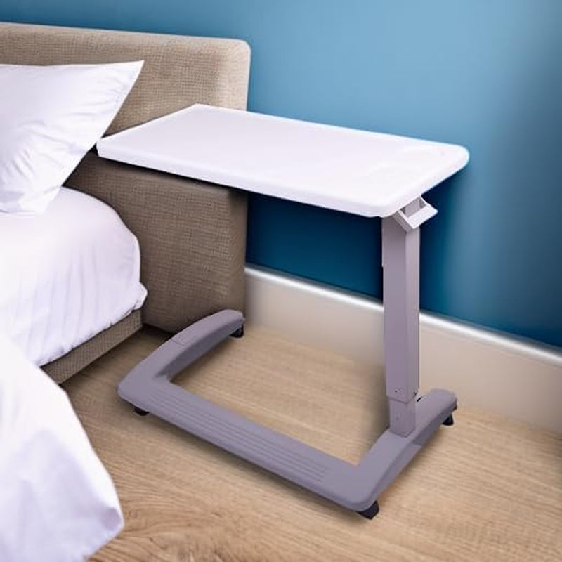 Overbed Table and Hospital Bed Table - Table with Wheels - over the Bed Table for Home Use and Hospital, Bedside Table with Wheels, over Bed Desk, over Bed Table with Wheels