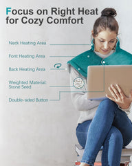 Neck Heating Pad - Electric, 6 Heat Settings - Size: One Pad