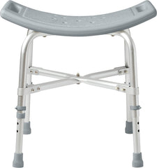 Heavy Duty Shower Chair Bath Bench without Back, Bariatric Bath Chair Supports up to 550 Lbs