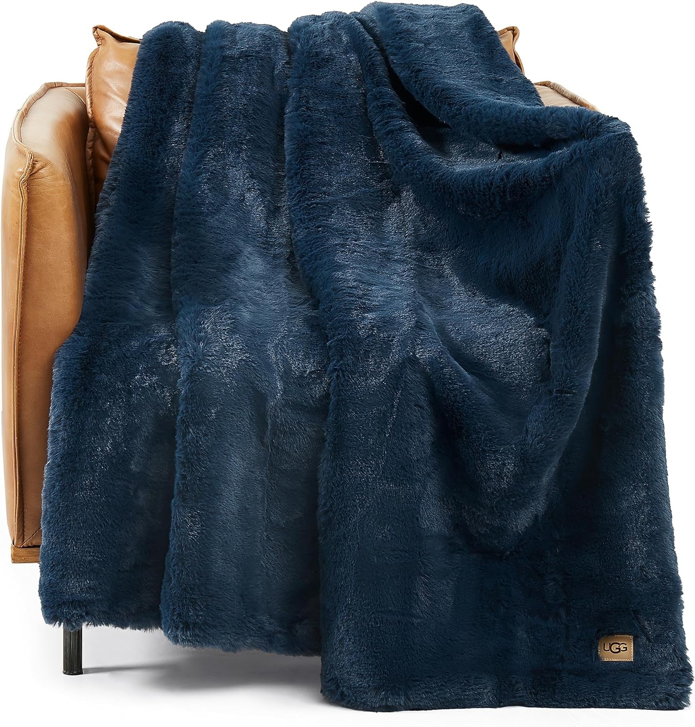 Euphoria Faux Fur Throw Blanket, 70 X 50 Inches