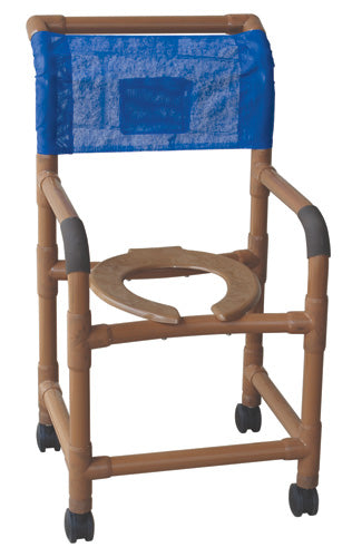 Shower Chair  Standard PVC  Wood-Tone