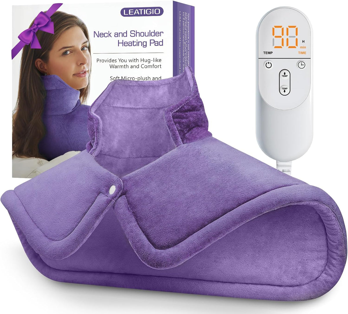 Neck Heating Pad - Electric, 6 Heat Settings - Size: One Pad