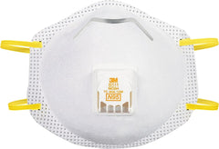 3M N95 Respirator 8511, 10 Pack, NIOSH-APPROVED N95, Features 3M COOL FLOW Exhalation Valve, Relief From Dusts & Certain Particles During Sanding, Pollen, Mold Spores, Dust Particles (8511DB1-A-PS)