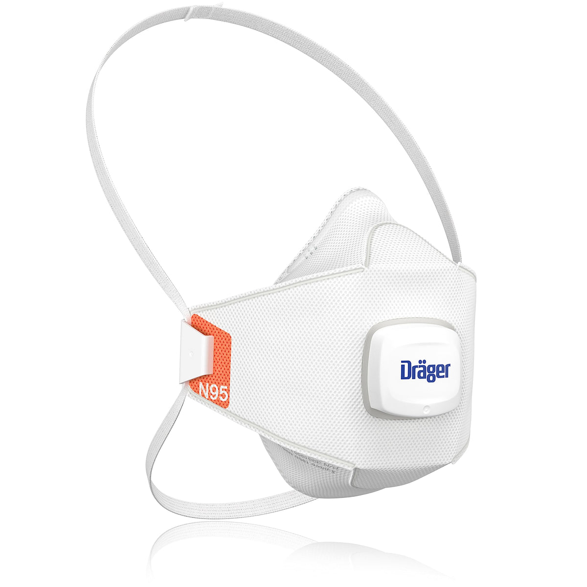 Dräger X-plore 1950 V N95 respirator mask with exhalation valve | NIOSH-approved respirator mask