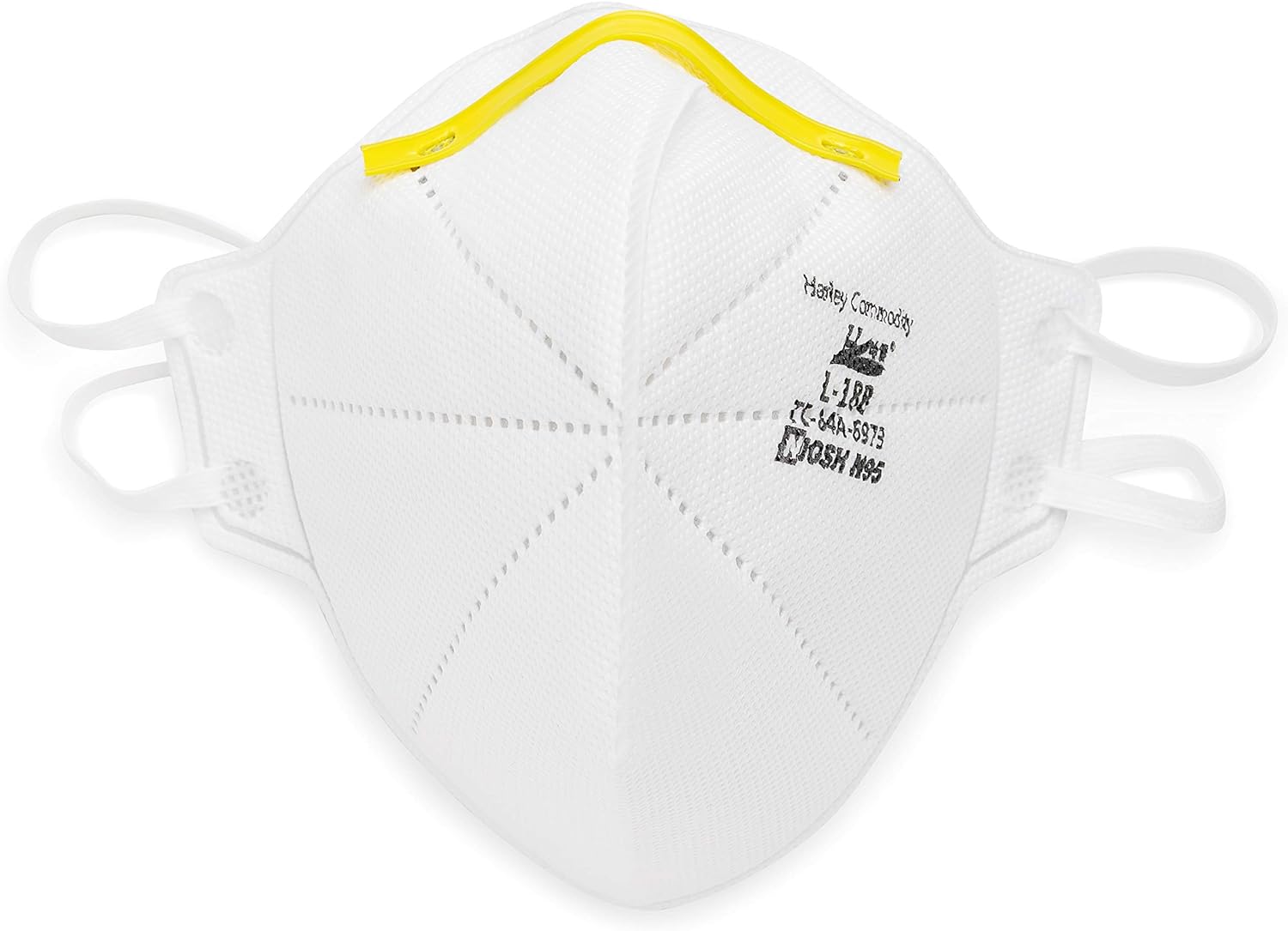 Harley Commodity NIOSH Approved N95 Respirator Face Mask Model No. L-188 (Pack of 20) | Non-Medical Foldable Face Mask | Headband Style