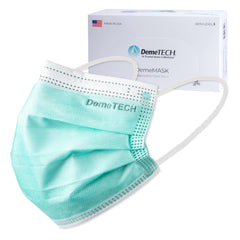 DEMETECH ASTM Level 3 Protective 3-Layer Face Mask, Ear-Loop Style, Adult Mask