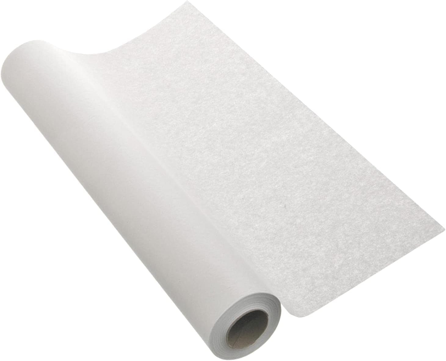 Exam Table Paper - 18''X125’ Disposable Standard White Textured Crepe Medical Barrier Cover Roll - Wide Paper Rolls for Spas, Daycares, Doctors, Chiropractors, Examination and Massage Tables (2)