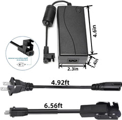 2-Pin 29V 2A Recliner Power Supply Adapter with Extension Cord