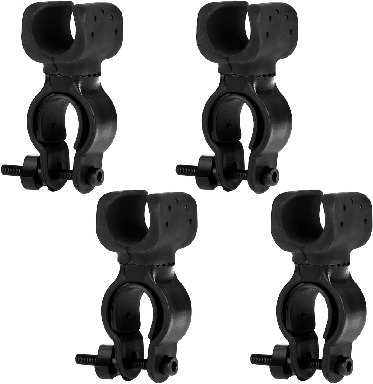 4-Pack Walking Stick Holders for Scooters & Wheelchairs