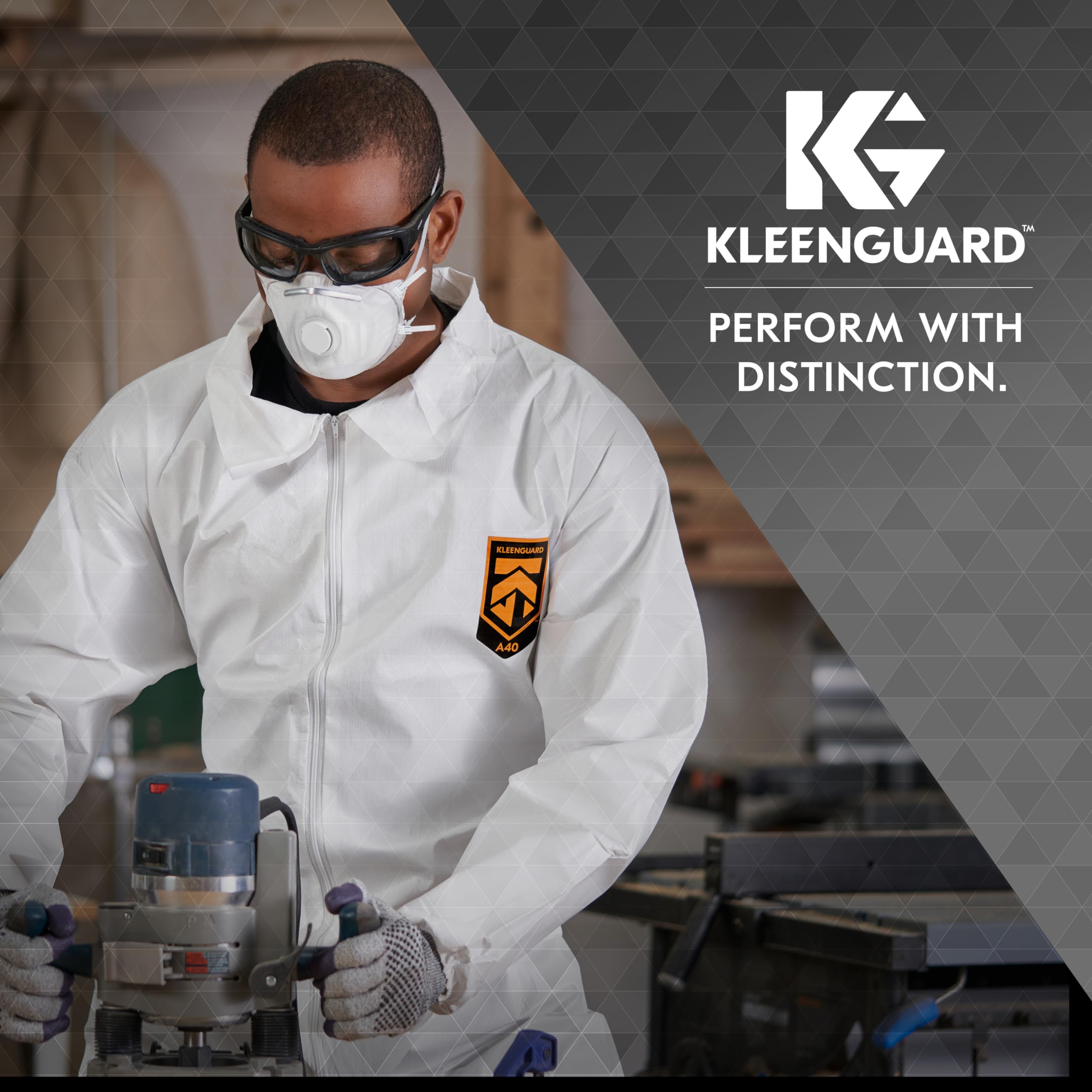 Kleenguard™ 3400 Series N95 Particulate Respirator (54627), RA3415 Molded Cup Style, NIOSH-Approved, Regular Fit, White (10 Respirators/Box)