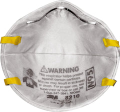 3M N95 Performance Respirator 8210, 20 Pack, Drywall Sanding, NIOSH-APPROVED N95, Advanced Filter Media For Easy Breathing, Cushioning Nose Foam, Adjustable Noseclip, Stretchable Straps (8210D20-DC)