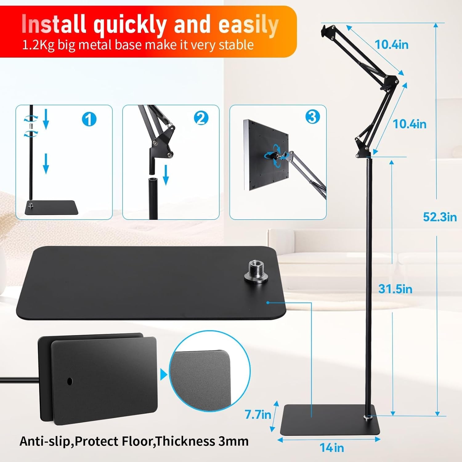 14. Red Light Therapy Lamp - 660Nm & 850Nm LED