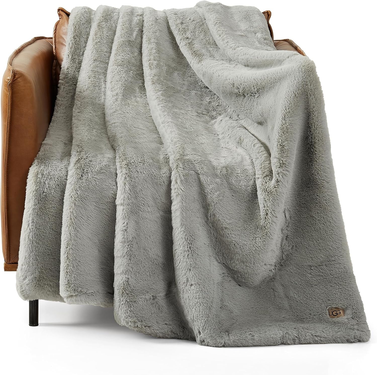 Euphoria Faux Fur Throw Blanket, 70 X 50 Inches